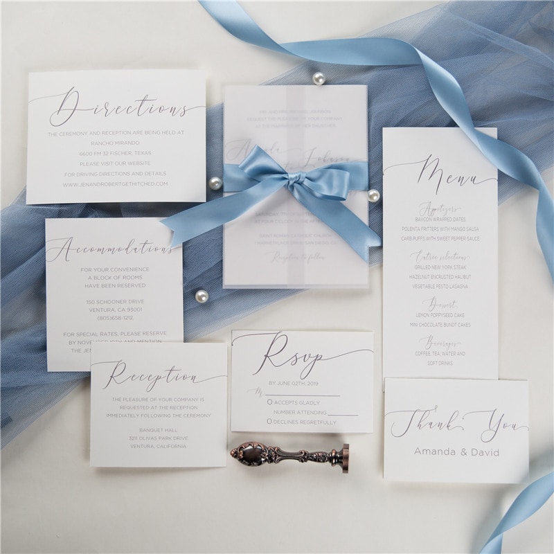Wedding invitation design W99 by EM's Graphic Studio