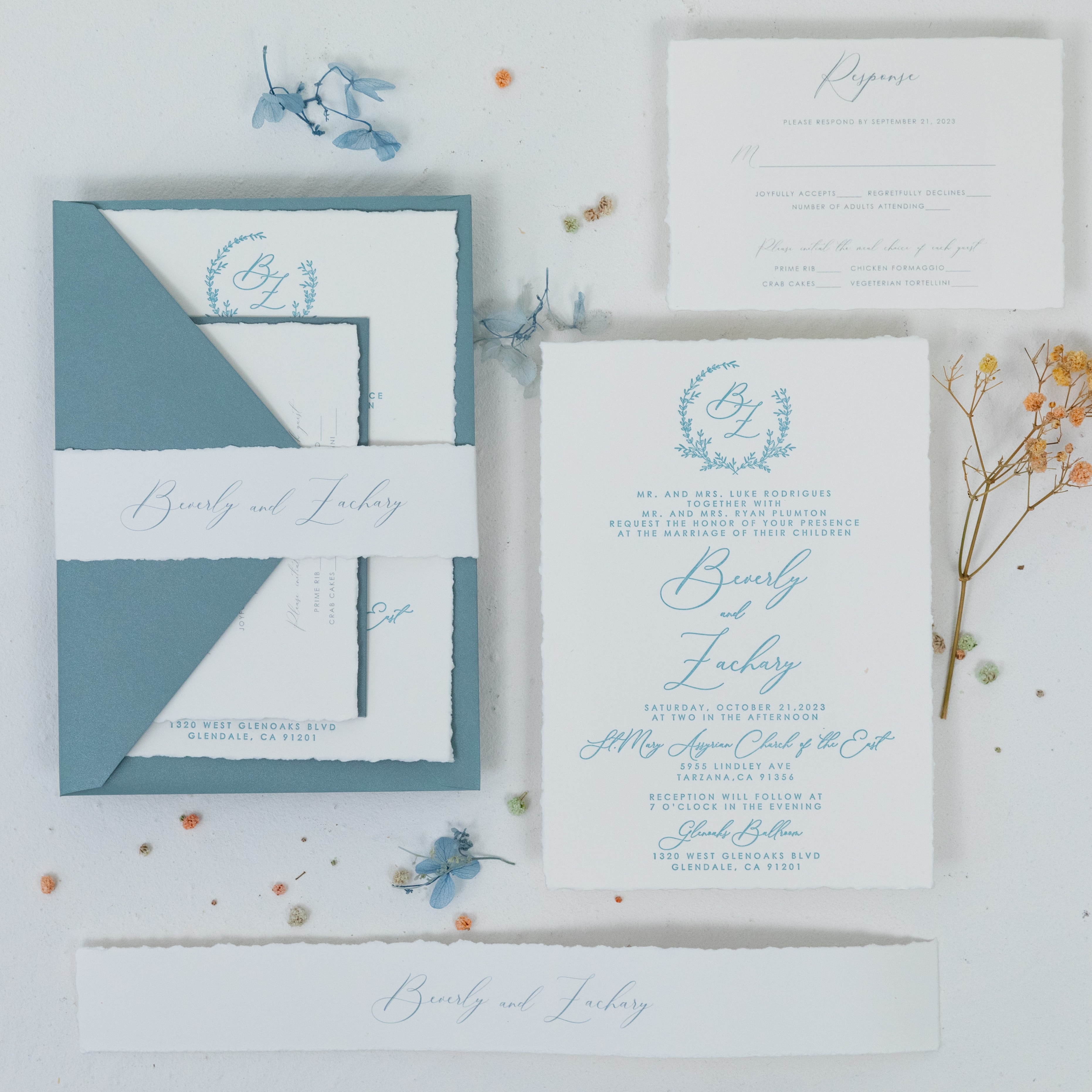 Wedding invitation design W18 by EM's Graphic Studio