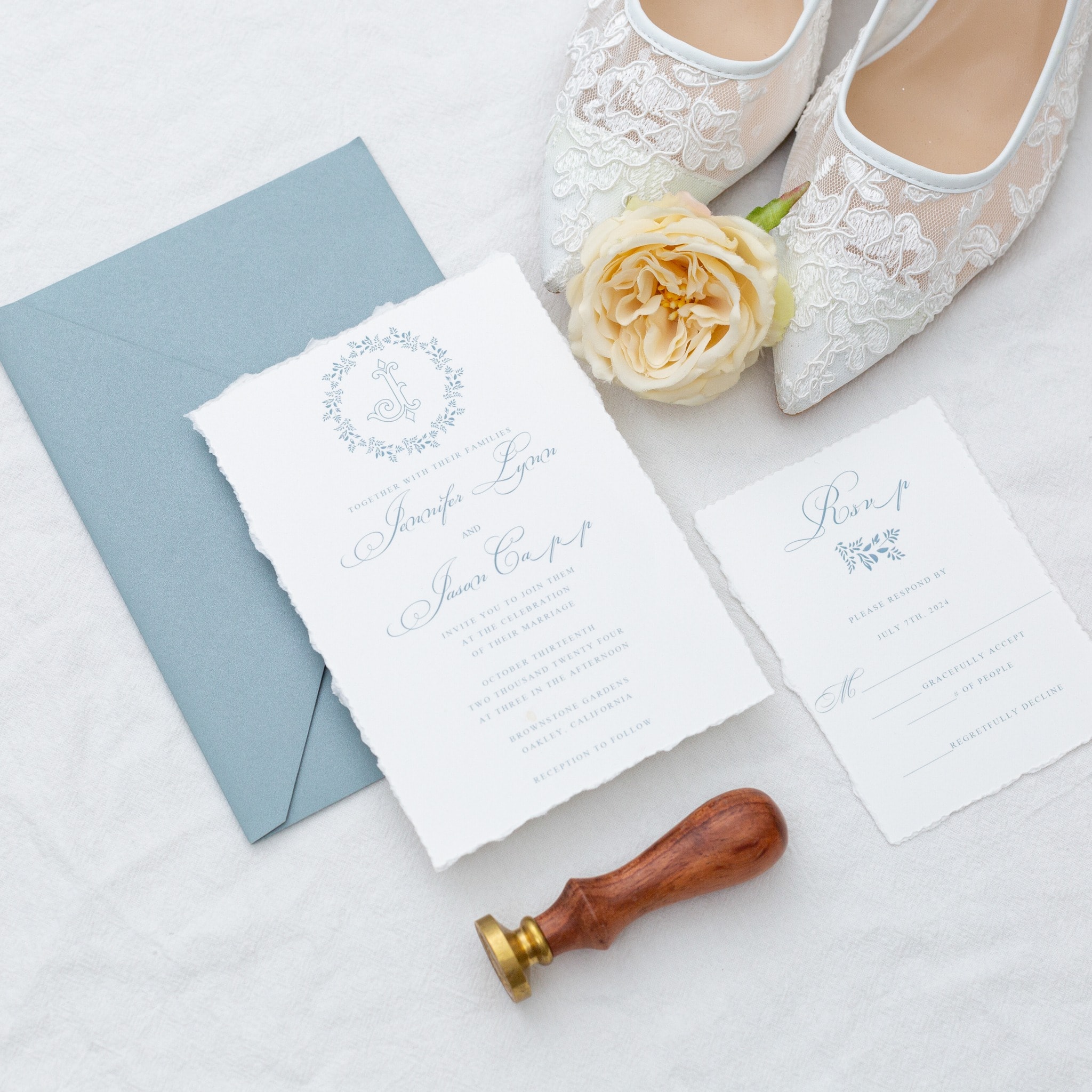 Wedding invitation design W68 by EM's Graphic Studio
