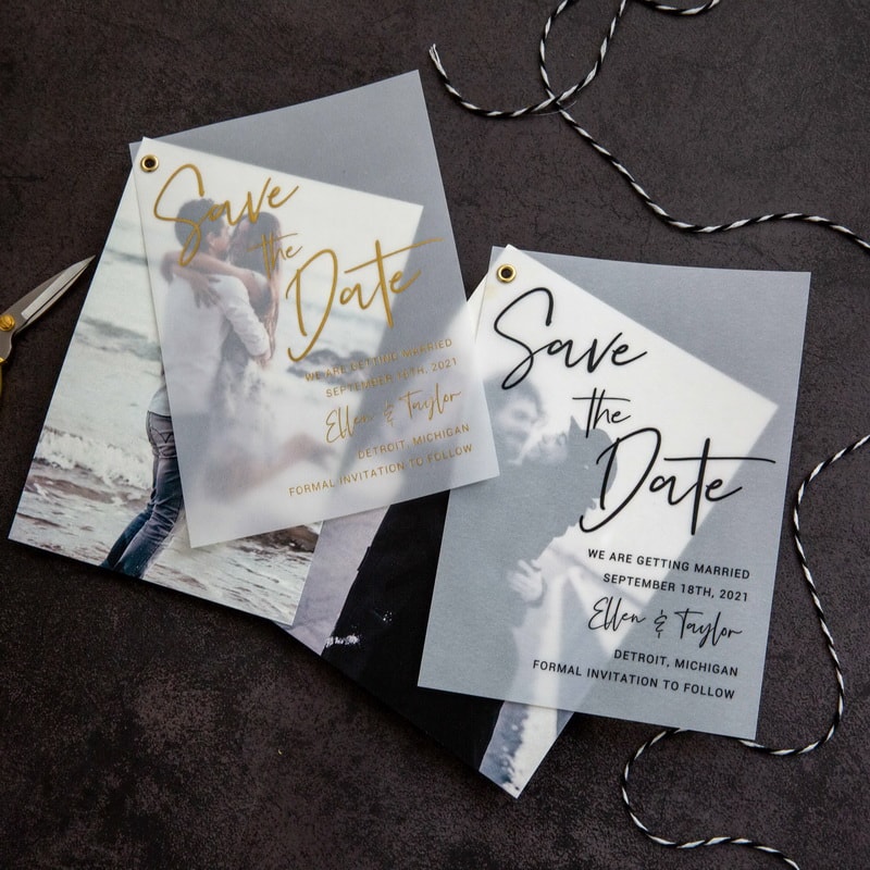 Wedding invitation design W89 by EM's Graphic Studio