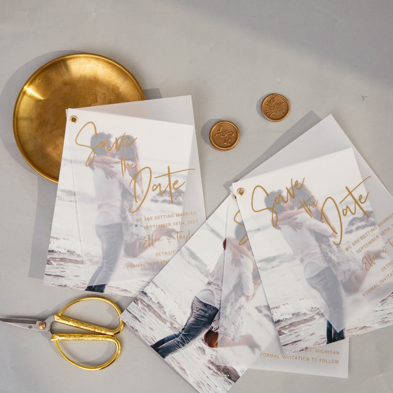 Wedding invitation design W86 by EM's Graphic Studio